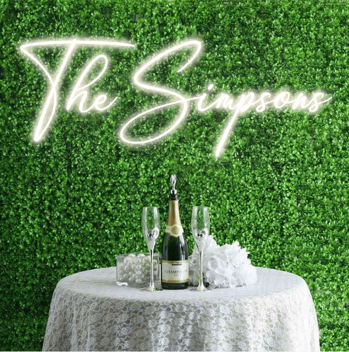 Wedding Surname Custom Sign