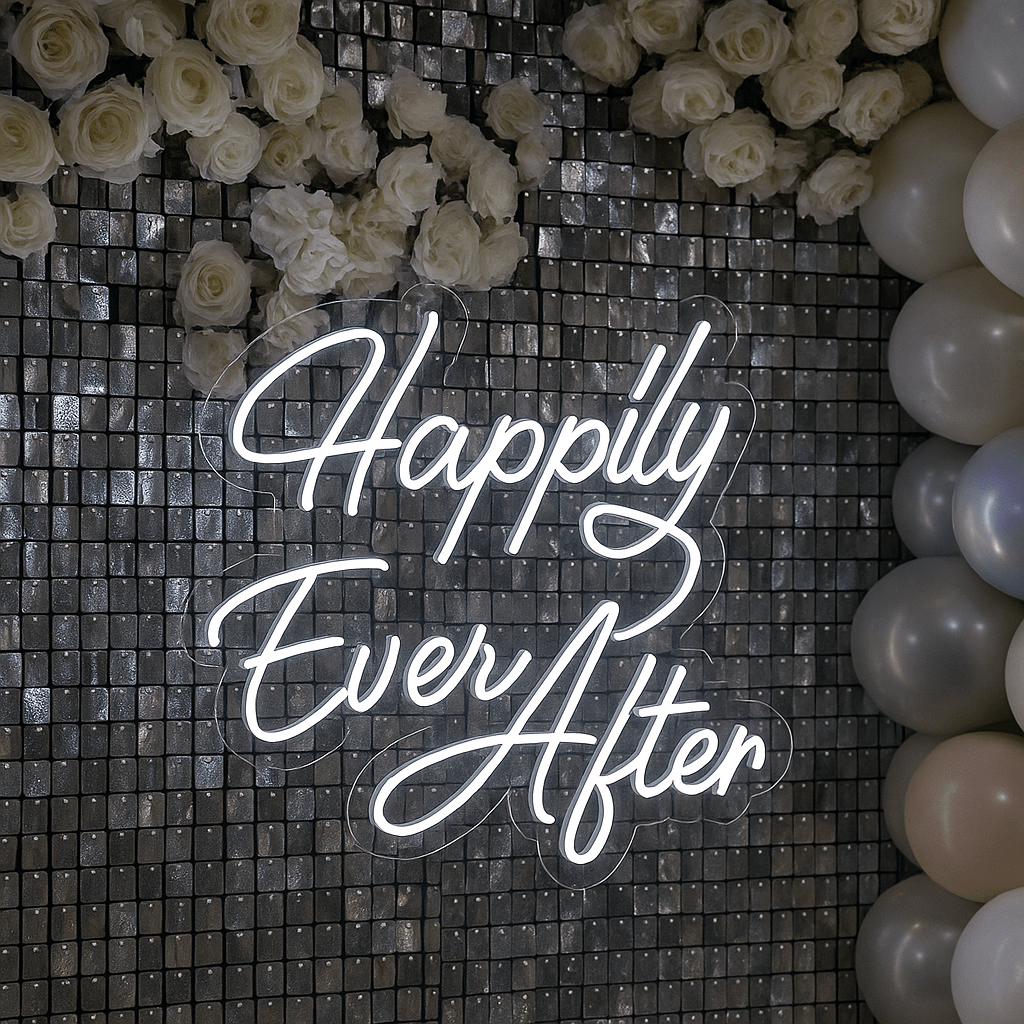 Happily Ever After Wedding Sign