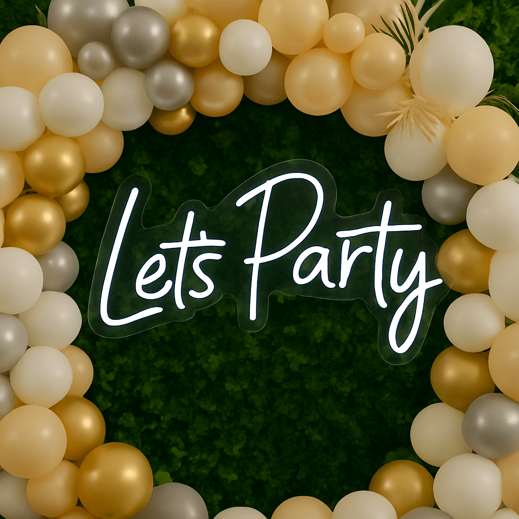 Let's Party Sign