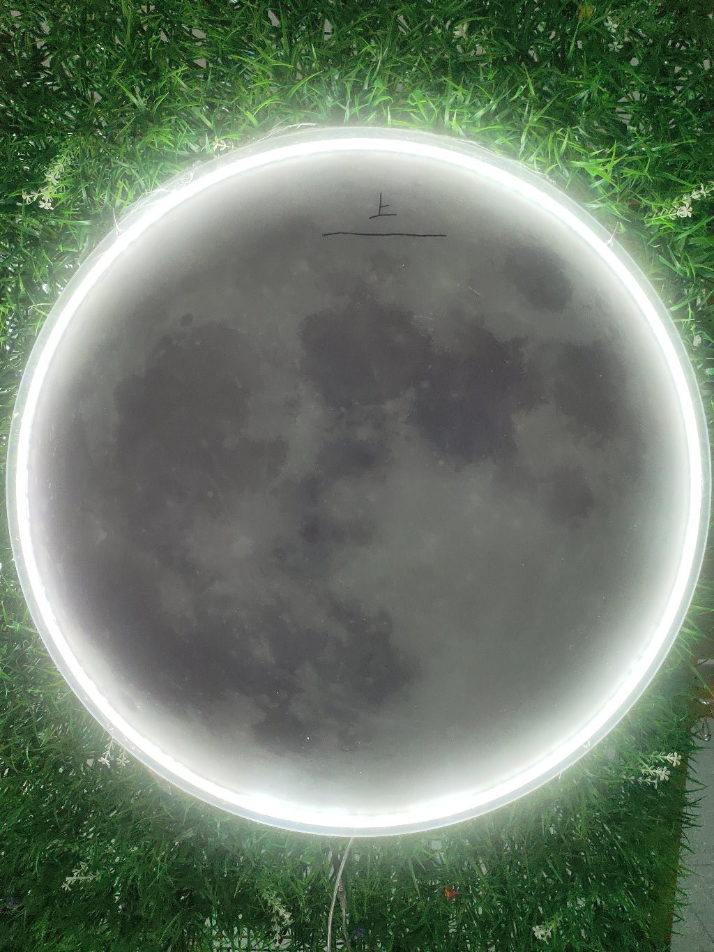 Moon neon sign