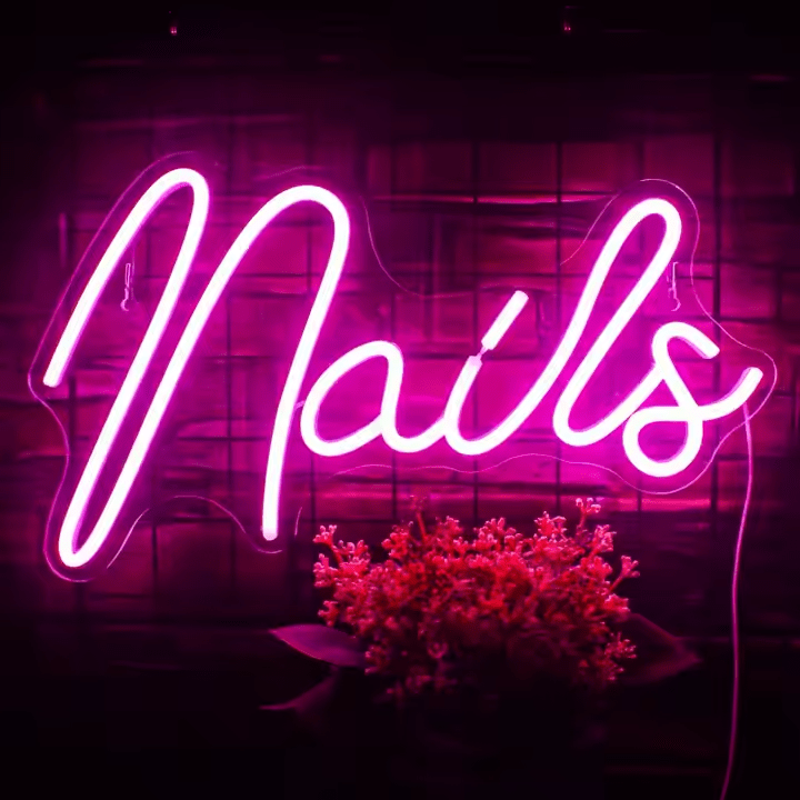 Nails LED Sign