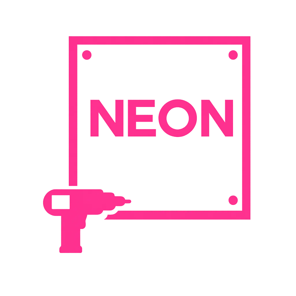 Easy to install icon showing plug-and-play LED neon signs