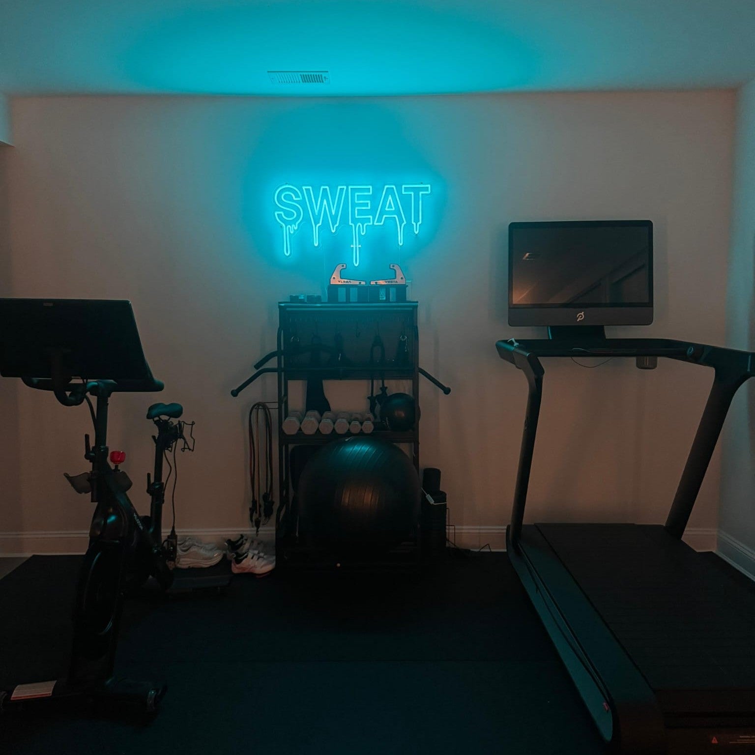 SWEAT Neon Sign – LED Drip Wall Light for Gyms